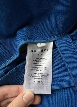 Sandro paris синяя юбка5 фото