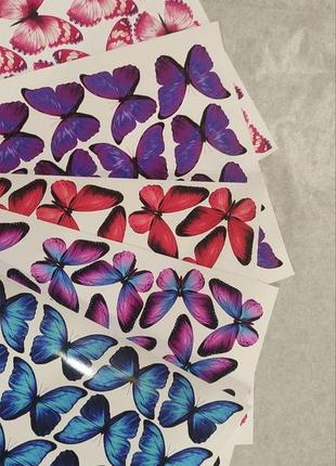 Эффектный букет из бабочек 31шт (фиолетовый)9 фото