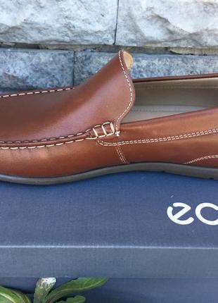 Чоловічі мокасини ecco classic moc 2.0 570994 010144 фото