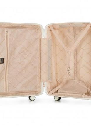 Wittchen чемодан поликарбонат виттчен 65л средний чемодан витчен чемодан белый чемоданы польша3 фото