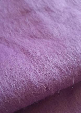 Альпака сиреневый шарф из пера alpaca camargo