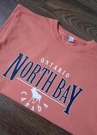 Футболка ontario лососевого кольору, розмір м