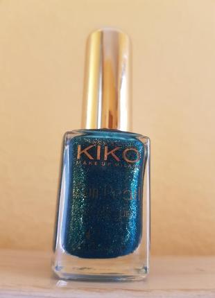 Kiko fierce spirit: sun pearl nail lacquer лак для ногтей 428 river green2 фото