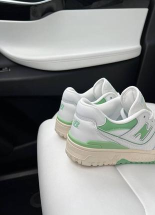 Кроссовки new balance 550 white green new9 фото