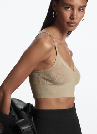 Топ бралет pointelle-knit wool bralette / s2 фото