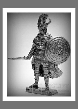 Іграшкові солдатики грецький гоплiт 5 с. 54 мм олов'яні солдатики мініатюри статуетки