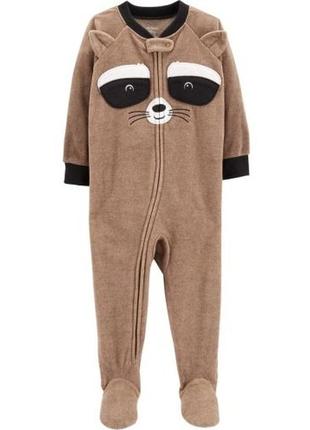 Флисовый человечек енот carters.