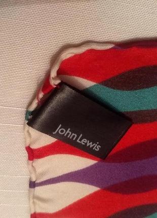 Шарф шелковый винтажный john levis оригинал роуль шалик7 фото