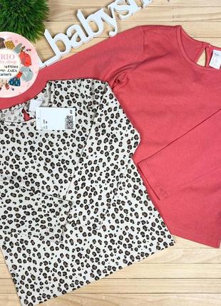 Детский хлопковый лонгслив / реглан / кофта  h&m