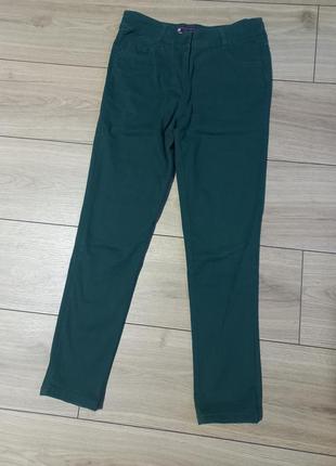 Продам темно-зеленые брюки