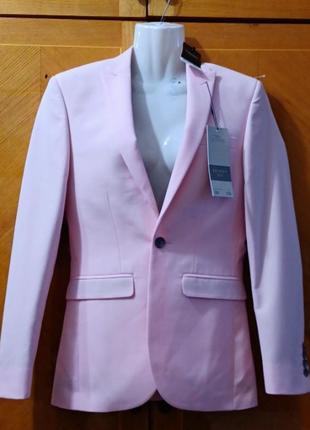 Новый стильный пиджак из мужского плеча от next tailoring на одну пуговицу