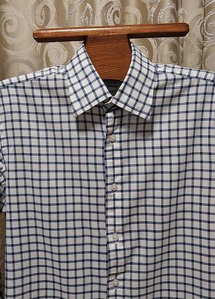 Высококачественная брендовая стильная рубашка linen/ cotton