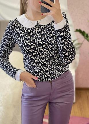 Очень стильная кофточка с воротничком