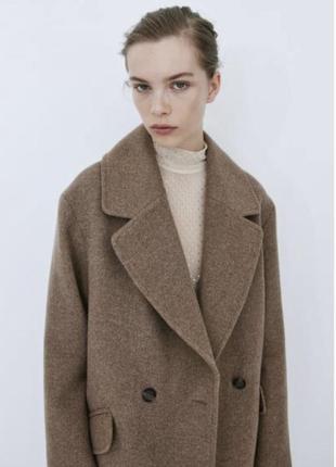 Знижка h&m нове гарне двубортне пальто , бірки на місці3 фото