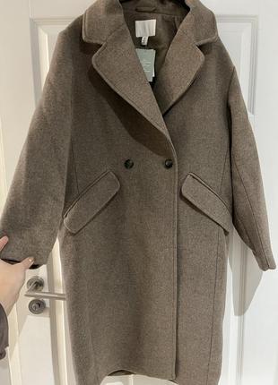 Знижка h&m нове гарне двубортне пальто , бірки на місці5 фото