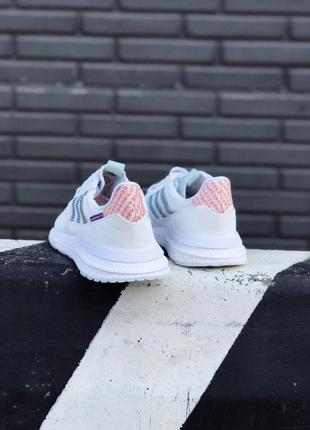 Adidas zx в білому кольорі кросівки адідас (36-42)3 фото