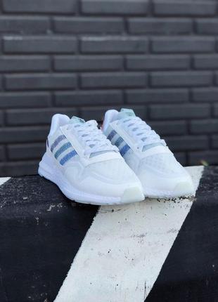 Adidas zx в білому кольорі кросівки адідас (36-42)7 фото