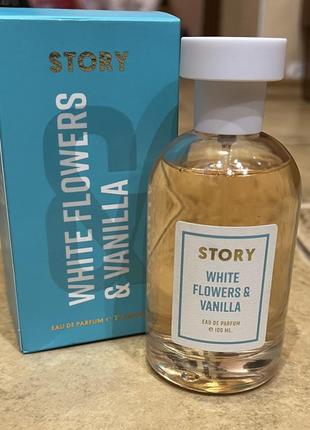 Парфумированная вода story white flowers &vanilla