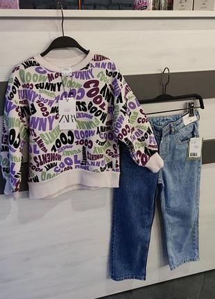 Новые прямые джинсы h&m разм. 116 і 140 см.2 фото