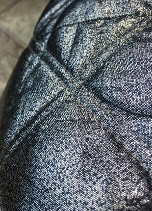 Пиджак блейзер серебристый стеганный5 фото