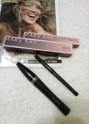 Чорний механічний олівець для очей мері кей, mary kay2 фото