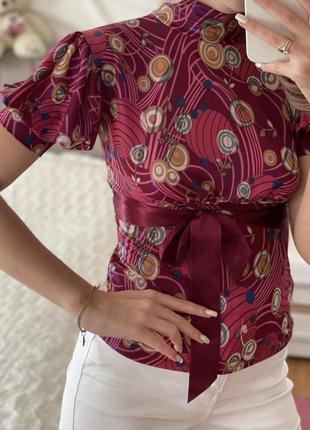 Очень красивая блуза в открытой спинкой4 фото
