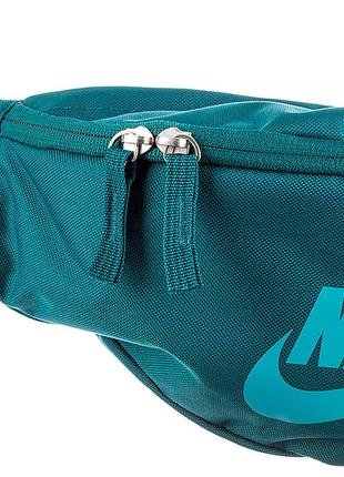 Сумка nike nk heritage waistpack - fa21 бирюзовый one size (7ddb0490-381 one size)4 фото