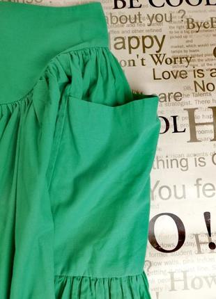 Милая брендовая миди юбка с необычным кроем и карманами asos5 фото
