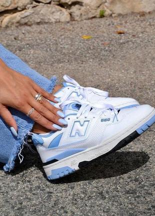 Кроссовки new balance 550 blue