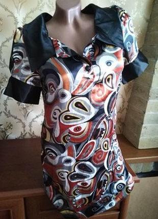 Шикарное шелковое платье lm lulu, производство франция.5 фото
