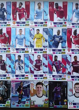 Карточки panini с футболистами premier league апл england футбол