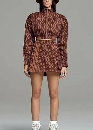 Спідниця h&m divided леопард