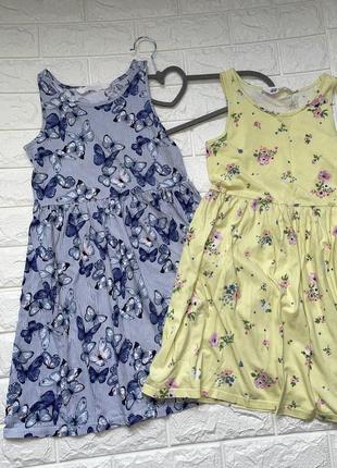 Набір легенькі сукні на літо 8-10 років h&m сарафани
