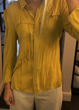 Жіноча сорочка блуза жовта max&co оригінал