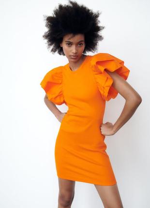 Сукня в рубчик