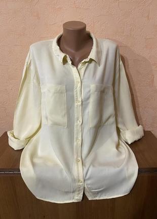 Большой выбор блуз рубашек / легкая рубашка ванильного цвета2 фото