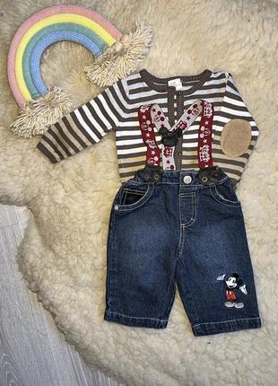 Кофта h&amp;m и джинсы c&amp;a disney baby2 фото