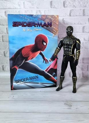 Фигурка чёрный человек паук 32 см