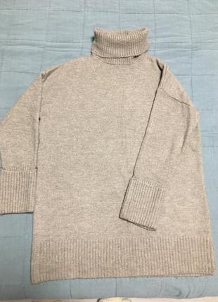 Удлинённый бежевый свитер reserved3 фото