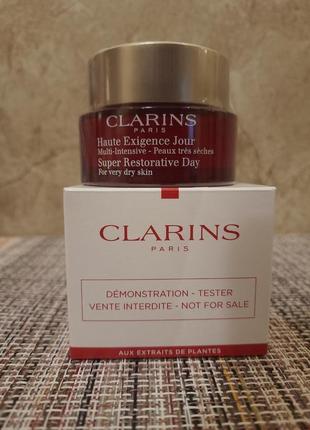 Денний крем для дуже сухої шкіриclarins super restorative day cream dry skin1 фото