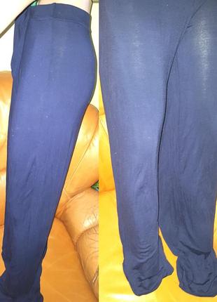 Літні легкі штани темно сині boohoo 12-404 фото