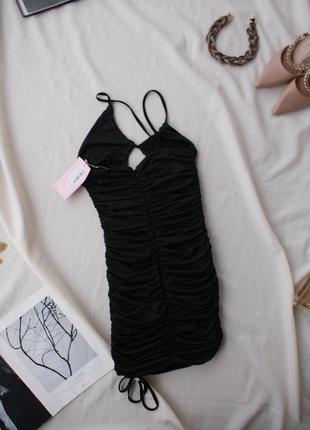 Брендовое коктельное черное платье мини от missyempire9 фото