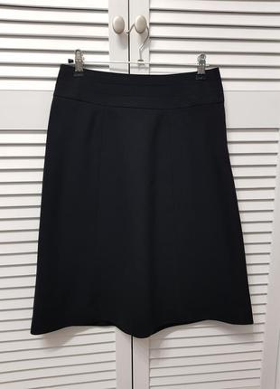 Классическая черная юбка h&amp;m1 фото