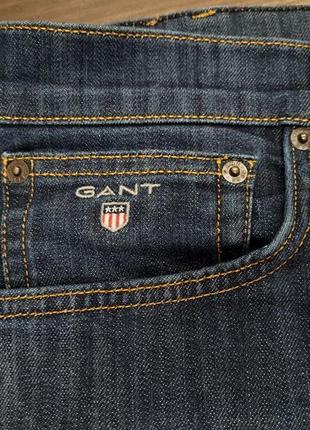 Мужские джинсы gant regular straight connecticut jean оригинал5 фото