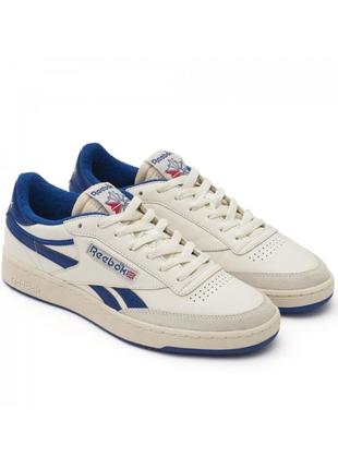 Шкіряні білі чоловічі кеди reebok club c revenge vintage 39 40 41 42 45-46 розмір