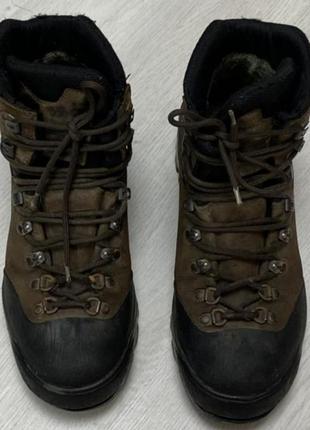 Треккинговые ботинки trezeta gore-tex.размер 42.кожаные ботинки, шапки2 фото