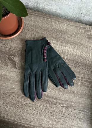 Шкіряні рукавички  accessorize1 фото
