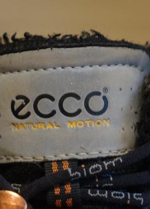 Комбинированные детские зимние фирменные ботинки ecco biom gore-tex natural motion 31 р.3 фото