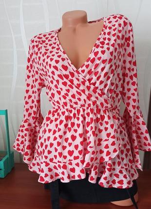 Мила блуза у серцях3 фото