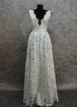 Кружевное свадебное платье от liliya baltina4 фото